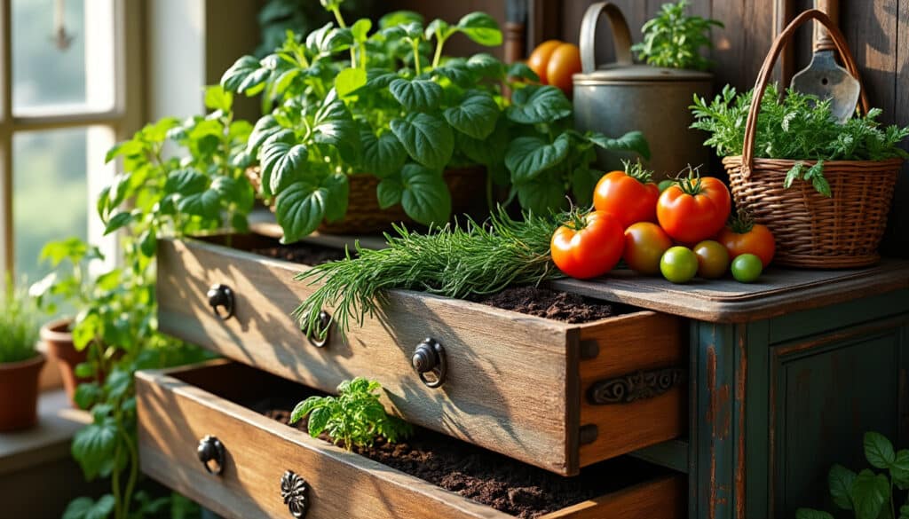 découvrez comment transformer un ancien meuble en un potager d'appoint original et pratique. suivez nos conseils pour choisir les plantes, aménager l'espace et donner une nouvelle vie à vos meubles tout en cultivant vos propres herbes et légumes.